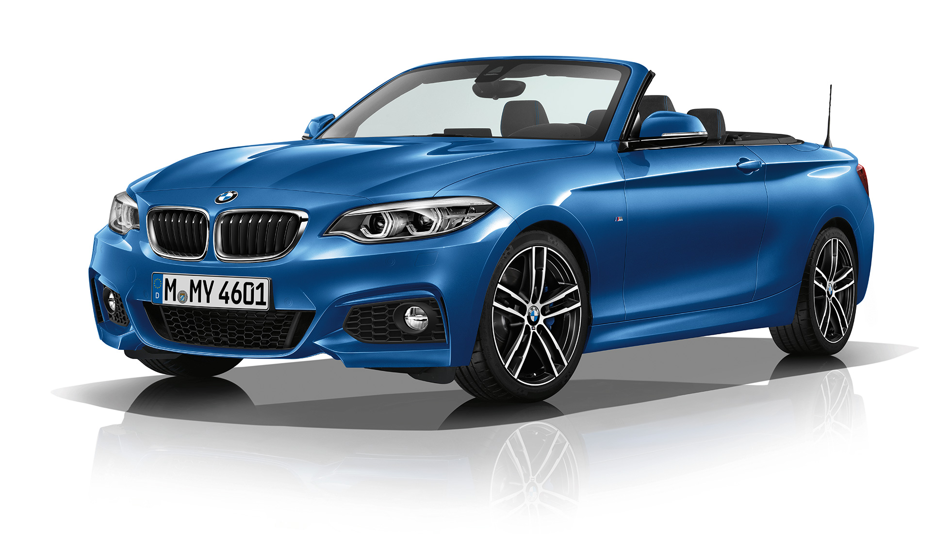 BMW 2 Serie Cabrio, Model M Sport driekwart vooraanzicht F23