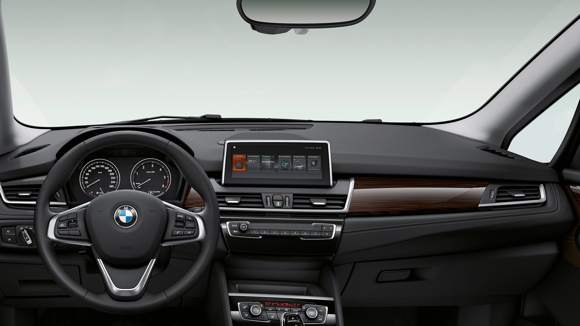 Cockpit BMW 2 Serie Gran Tourer 218d xDrive Model Luxury Line F46 2018 interieur